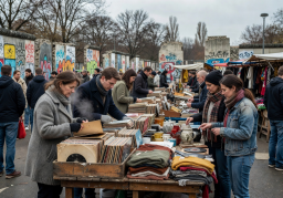 Shoppers at Flohschanze thumbnail